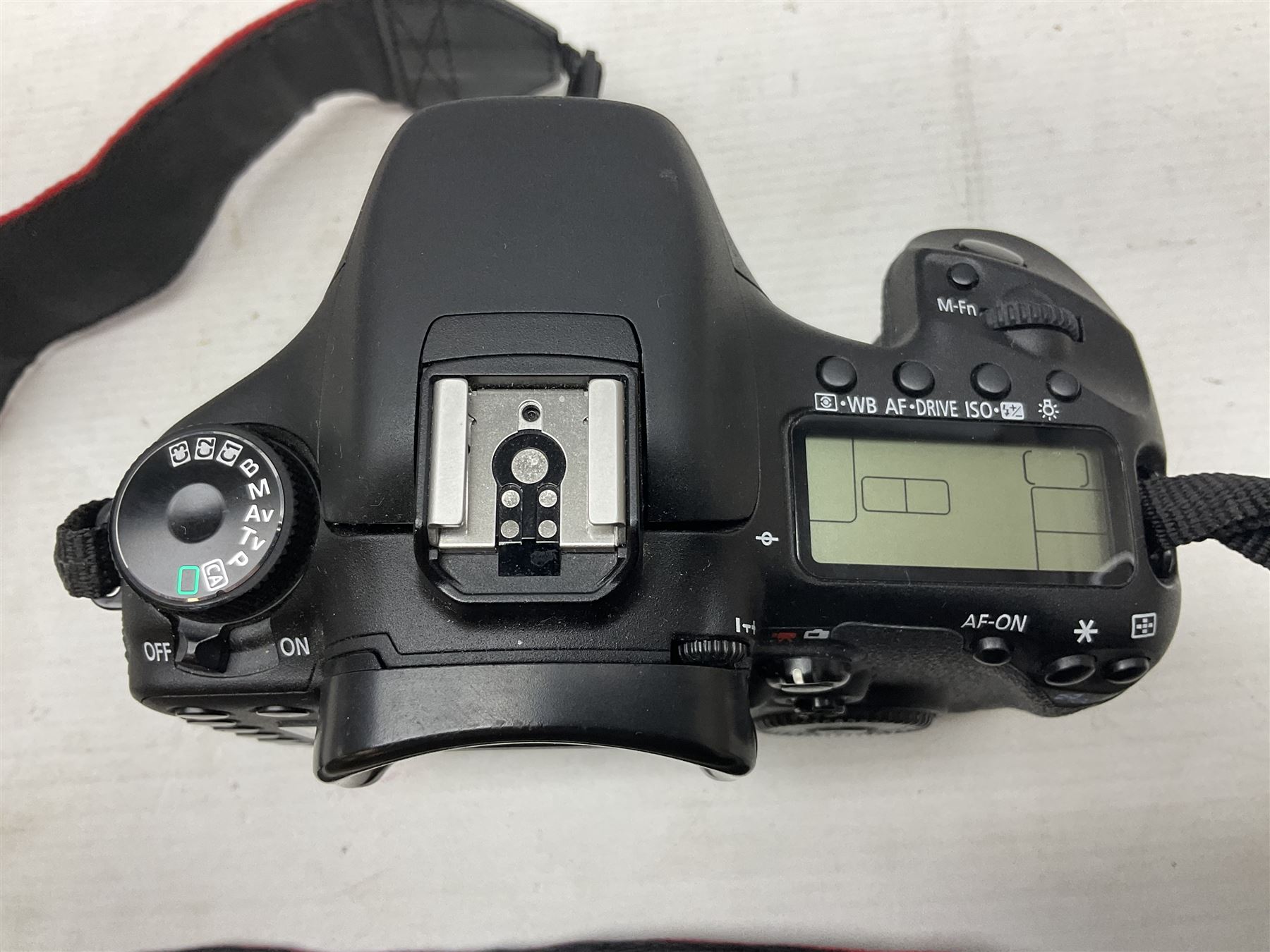 Canon Eos 7D camera body, serial number 3261306344, with 'Canon Ultrasonic EF 24-105mm Macro 0.45m/1.5ft Ultrasonic' Lens, 'Canon Zoom EF 75-300, 1;4-5.6 III' lens and Teleplus Pro 300 lens, together with tripod and original camera box 