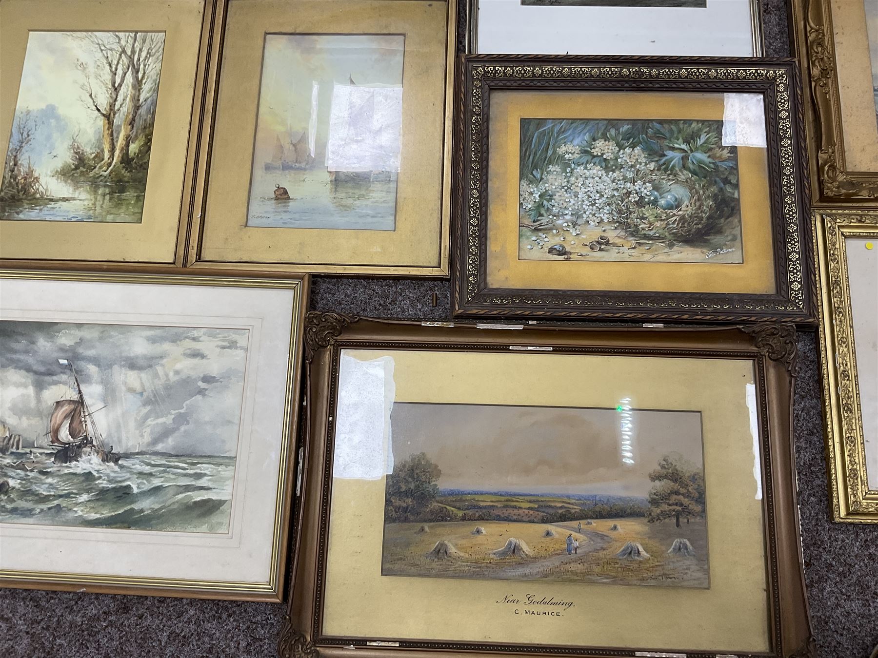 Collection of principally early 20th century watercolours, artists including George Sykes, David James Carr, W Hamilton Booth, Kate Patterson, C Maurice, J Russell, etc