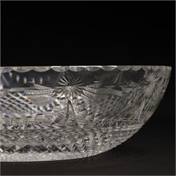 Stuart crystal Beaconsfield pattern fruit bowl D30cm