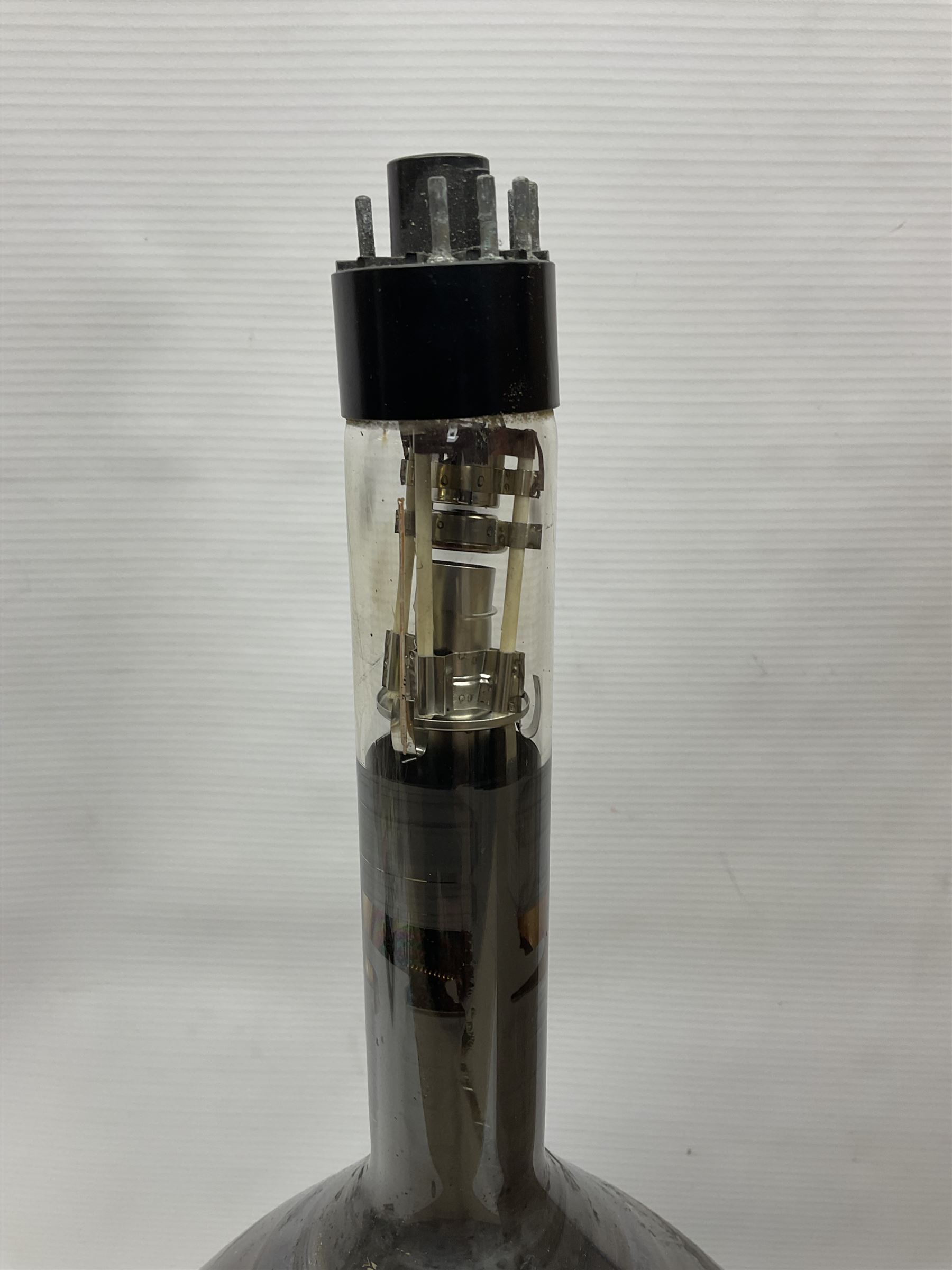 Mullard cathode ray television tube, in original box, tube H45.5cm