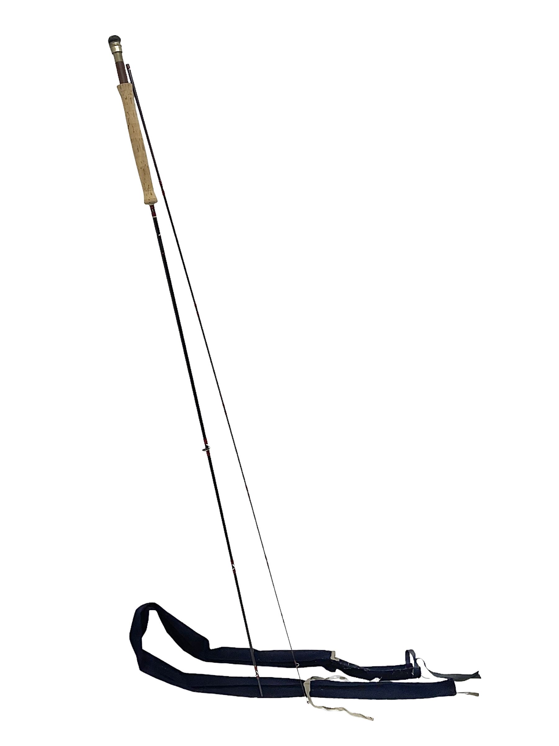 House of Hardy Hardy Deluxe Classic fly fishing rod, in felt slip case