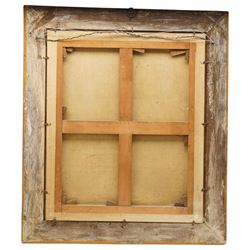 Follower of Sir Godfrey Kneller (German/British 1646-1723): Portrait of a Girl Wearing a Satin Pink Dress, 18th century oil on canvas unsigned 73cm x 61cm, housed in heavy gilt foliate moulded frame, overall 95cm x 83cm