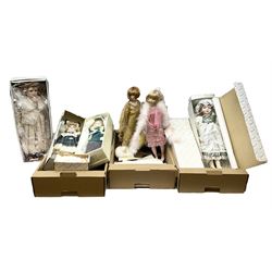 Quantity of Alberon dolls, to include Millie, Michelle, Simone, Emily, Sophie, some with boxes