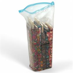 Six rolls or bolts of Liberty fabrics, in various patterns, largest roll approx. W75cm (6)