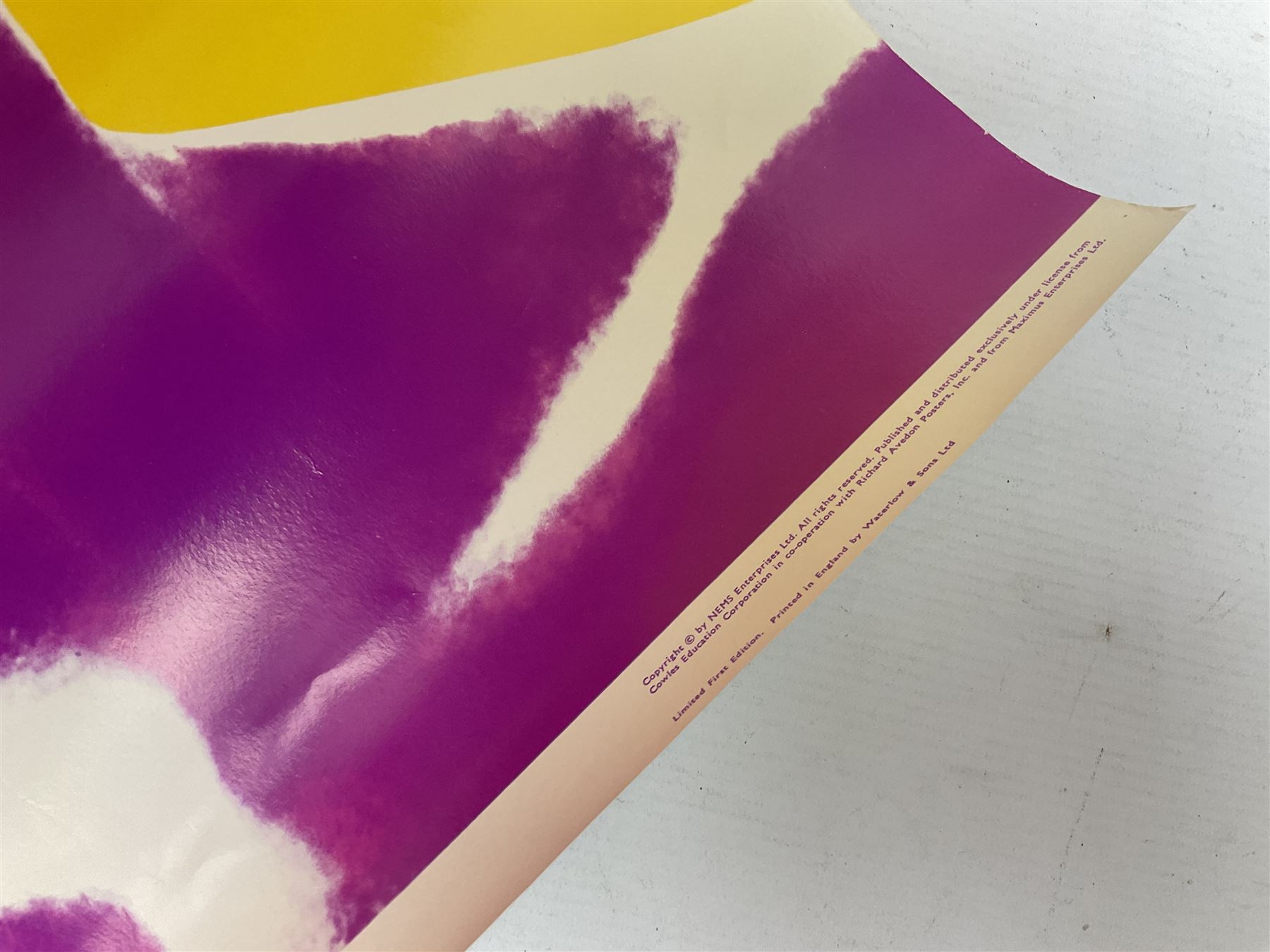 Set of 4 limited edition prints of the Beatles, by Richard Avedon for the Daily Express, H68 W48cm