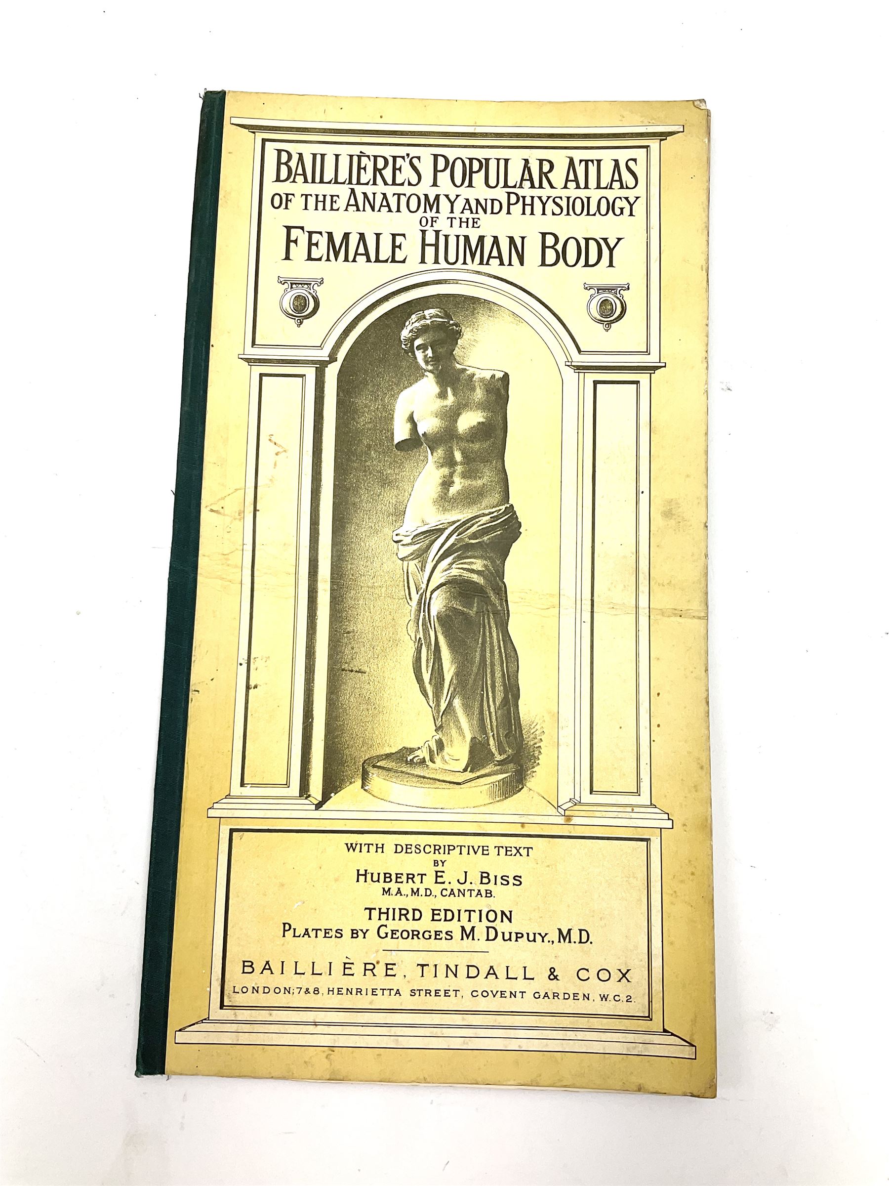 Bailliere's Popular Atlas of the Anatomy and Physiology of the Female Human Body, together with disbound medical books and works of Yorkshire interest, to include Beasley: The Book of Prescriptions, Beasley: Druggist's Receipt Book, Robinson's New Family Herbal, Hartley: Yorkshire Puddin', etc 