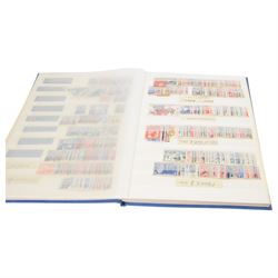 Great British and World stamps and postal history, including India, Gold Coast, Jamaica, Botswana, Malaya, Channel Islands, Brazil, Sweden, Czechoslovakia, Cyprus, Canada, etc, in various albums