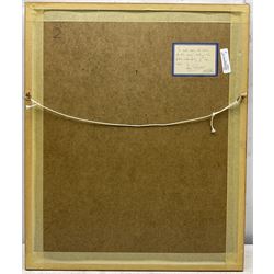 Mary Weatherill (British 1834-1913): 'Eide - Graven' Norway, watercolour unsigned, titled and dated July 1885 on the mount 29cm x 25cm