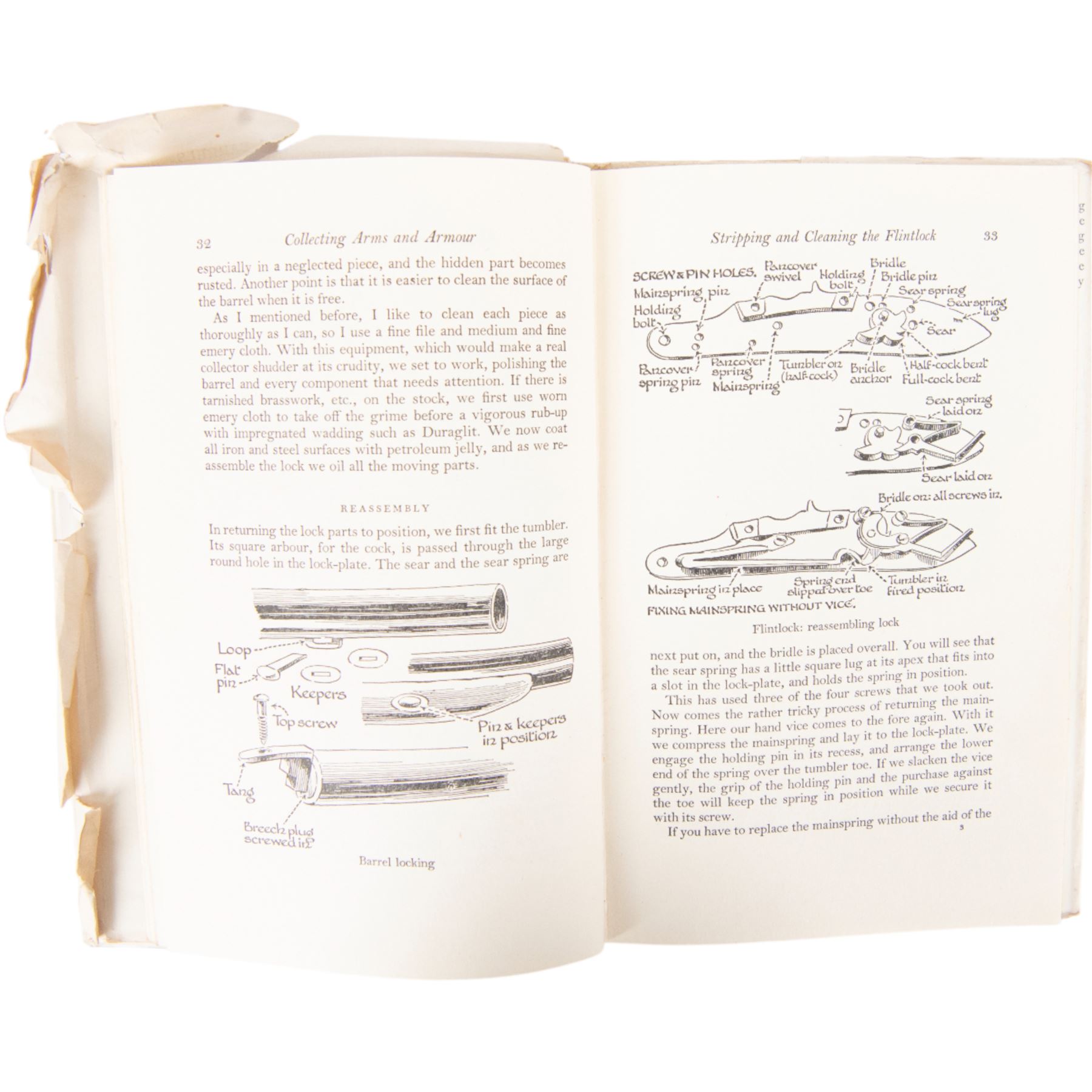 Six reference books on antique guns, including Collecting Arms and Armour, American Firearms Makers, Famous Guns for Famous Collections etc  