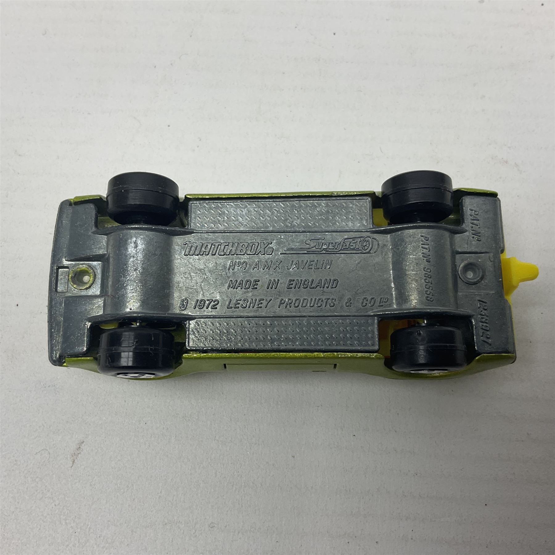 Matchbox 1-75 Series 'Superfast' ex-shop stock - eight models comprising 9e AMX Javelin, 13e Baja Buggy, 14d Iso Grifo, 19e Road Dragster, 22d Freeman Intercity Commuter, 23e Volkswagen Camper, 27e Lamborghini Countach and 29d Racing Mini; all boxed (8)