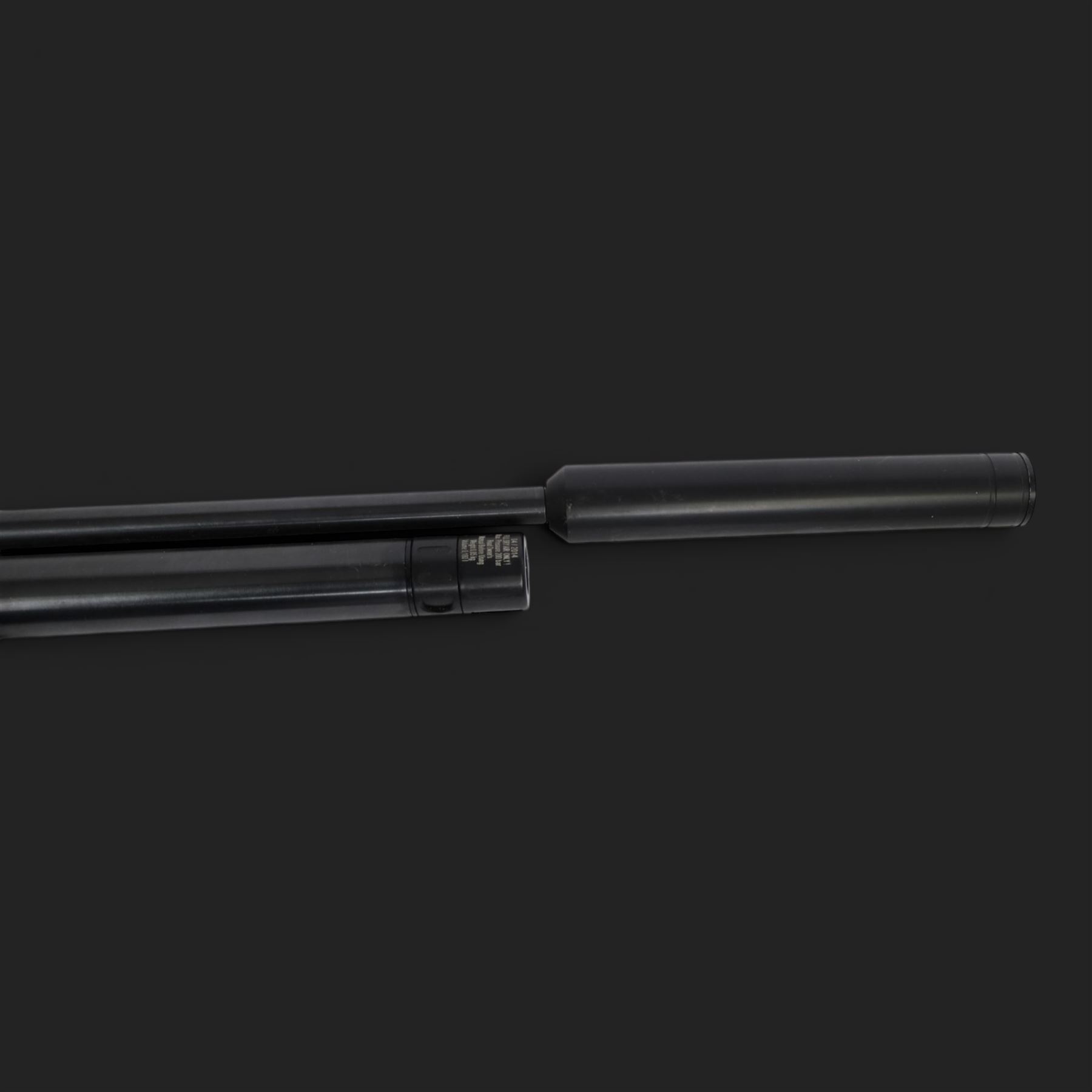 Hatsan AT44-10 air rifle, .22 cal, Max pressure 200 bar, serial number 041420511, fitted with 3-12x50 scope, L118cm
