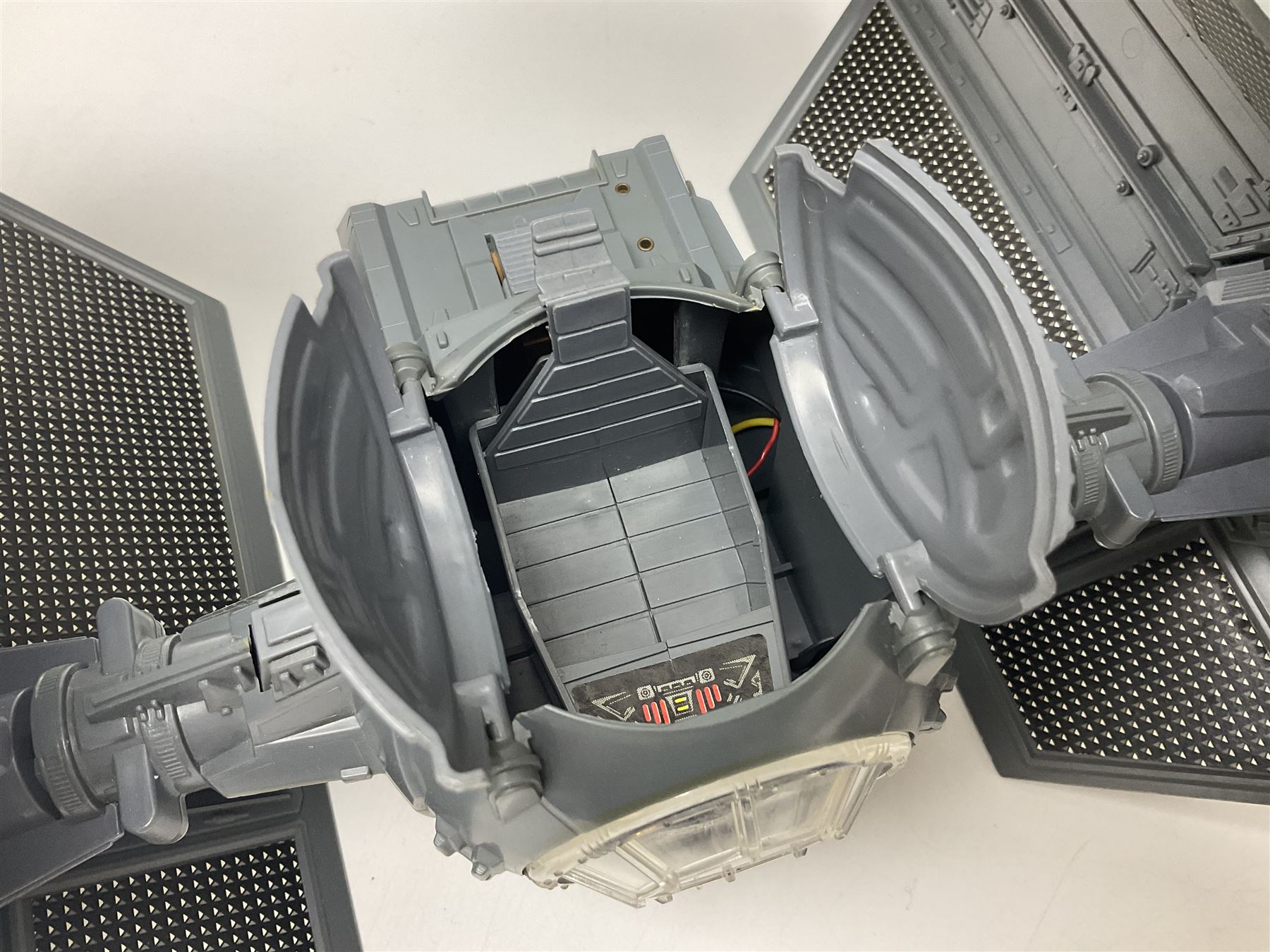 Star Wars - Darth Vader TIE-fighter; Darth Vader head and shoulder shaped figure collection box; 1983 & 1984 Return of the Jedi Annuals; Read Along Book and Tapes; and two posters