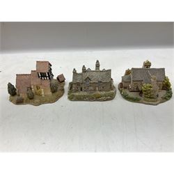 Eleven Lilliput Lane models, to include St Marks, Rose Cottage, Puffin Row, Village School, Swan Inn etc, all boxed