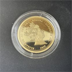 Queen Elizabeth II Alderney 2020 'Unknown Warrior 100th Anniversary Gold Sovereign Prestige Set' comprising full sovereign, half sovereign and quarter sovereign, cased with certificate 