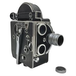 Paillard Bolex H16 STD Supreme camera body, serial no. 52058, circa 1947, with 'Taylor, Taylor, Hobson, SERITAL, f1.9 1inch, 25mm' lens