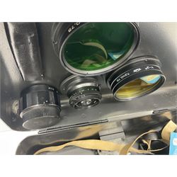 Zenit Photosniper Outfit, to include Zenit E camera body, serial no 80272217, 'Tair-3S 4.5/300' lens serial no 8508819, 'Aico 3x Converter', etc, all in a metal carry case  