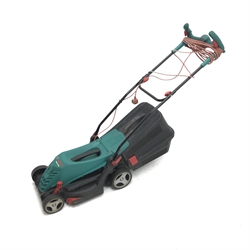 Bosch Rotak 370 ER electric lawnmower and Bosch ALS 25 leaf blower/vacuum