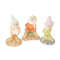 Royal Doulton Snow White and the Seven Dwarfs, all with boxes 