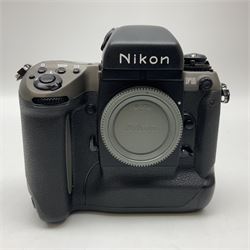 Nikon F5 50th Anniversary Model camera body, serial no. 3116231, with neck strap and original presentation box 