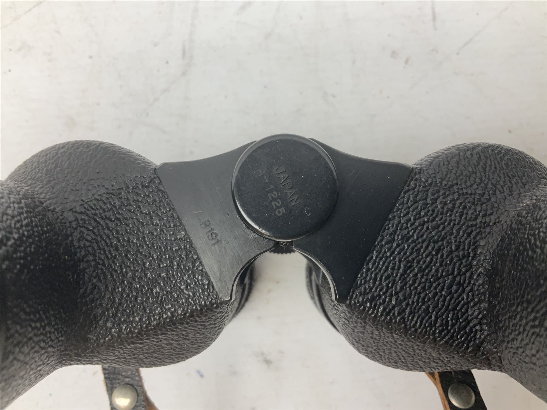 Nine cased pairs of binoculars to include Lieberman & Gortz 12x50, Frank Nipole 8x56, Uniscope, Hoya mark II 8x40, Porst 8x56 etc