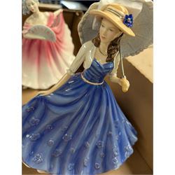Eighteen Royal Doulton figures including Victoria, Pauline, Alexandra and Charlotte