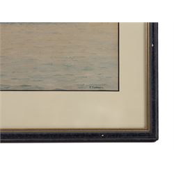 Commander Eric Erskine Campbell Tufnell RN (British 1888-1979): 'HMS Indomitable', watercolour signed and titled, 25cm x 37cm