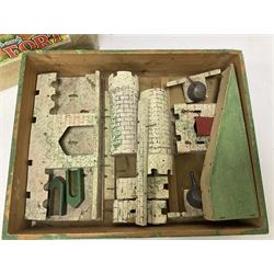 Tri-ang - two wooden forts comprising ‘Y’ Fort by Lines Bros in original box, together with a similar unboxed deconstructed fort 