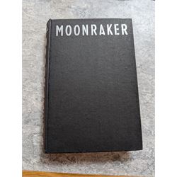 Fleming, Ian - James Bond 'Moonraker' first edition state B, with shoot spelling correction on page 10, original black cloth with silver titles, with orange and yellow flame dust jacket, pub. Jonathan Cape, London 1955