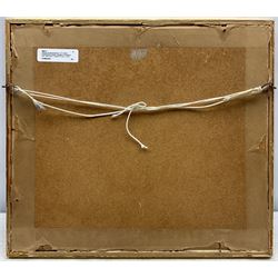 George Weatherill (British 1810-1890): Fisherwomen beside Cottages at Runswick Bay, watercolour unsigned 9cm x 13cm