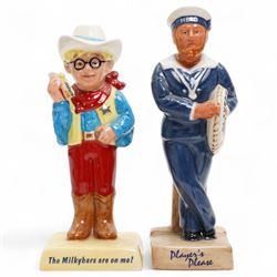 Four Royal Doulton 20th Century Advertising Classics figures, comprising Players Hero AC5, Father William AC2, The Milkybar Kid Ac7 and Sir Kreemy Knut Ac3