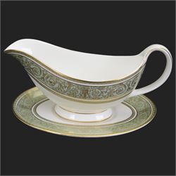 Royal Doulton English Renaissance pattern dinner service for six, including dinner plates, side plates, bowls, two covered dishes etc