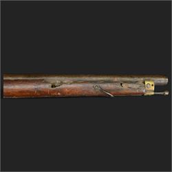 Percussion musket, the 70cm barrel with ramrod under, full walnut stock, with two sling swivels, overall L110cm
Sold as an exempt item under Section 58 (2) of the 1968 Firearms Act, to be held as a curiosity or ornament