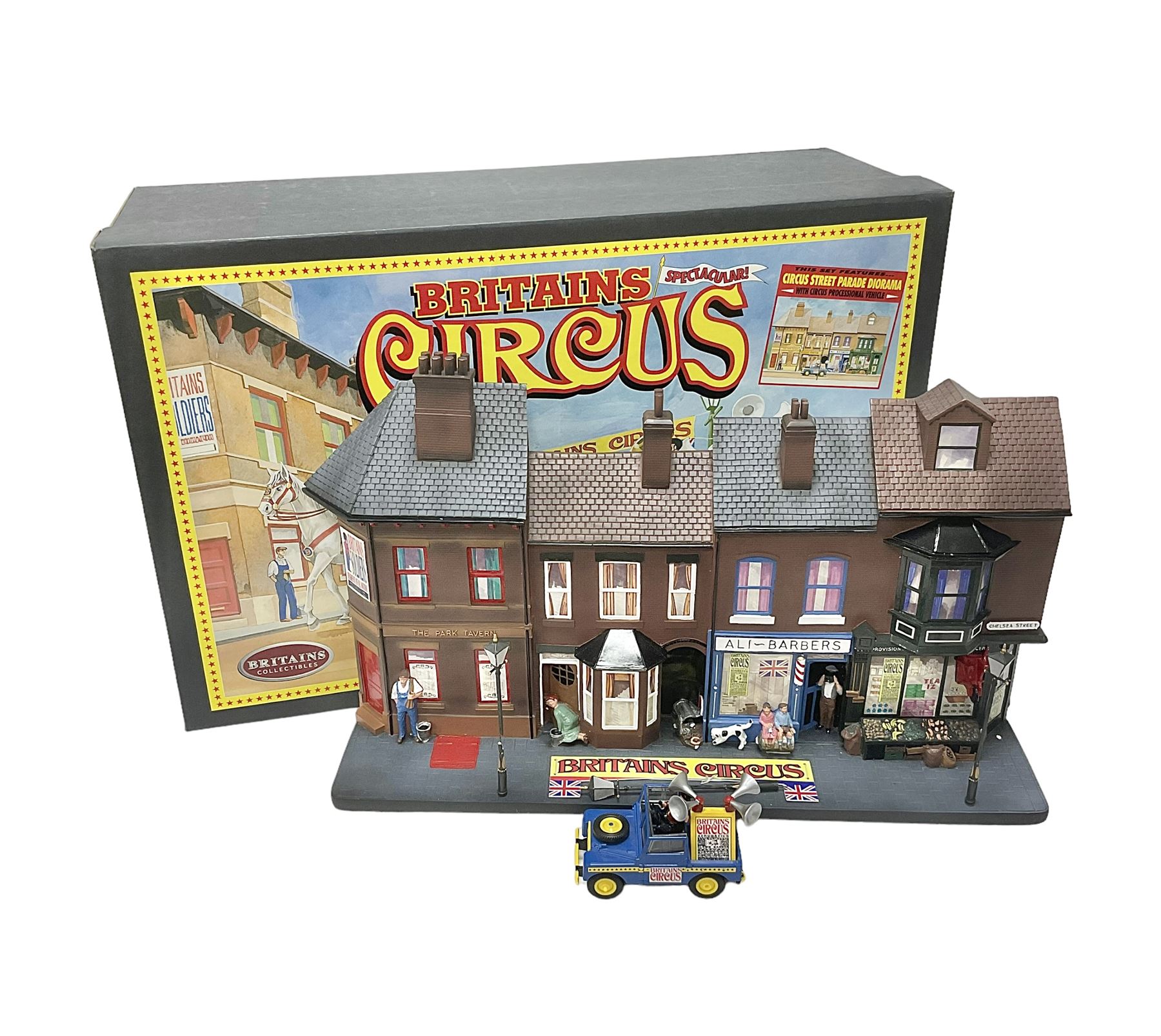 Britains - Circus Street Parade diorama with Circus Professional Vehicle no.08673; in original box 