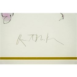 Sir Quentin Blake (British 1932-): 'Life Under Water' (Purple), limited edition colour screenprint signed and numbered 66/250 in pencil 39cm x 55cm