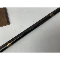 19th century Arabian(?) jezail flintlock musket, approximately 28-bore, the 137cm(54