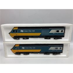 Hornby '00' gauge - B.R. Class 253 High Speed Train Intercity 125 two-car power and dummy power car set Nos.43010 & 43011; and five passenger coaches; all boxed (6)