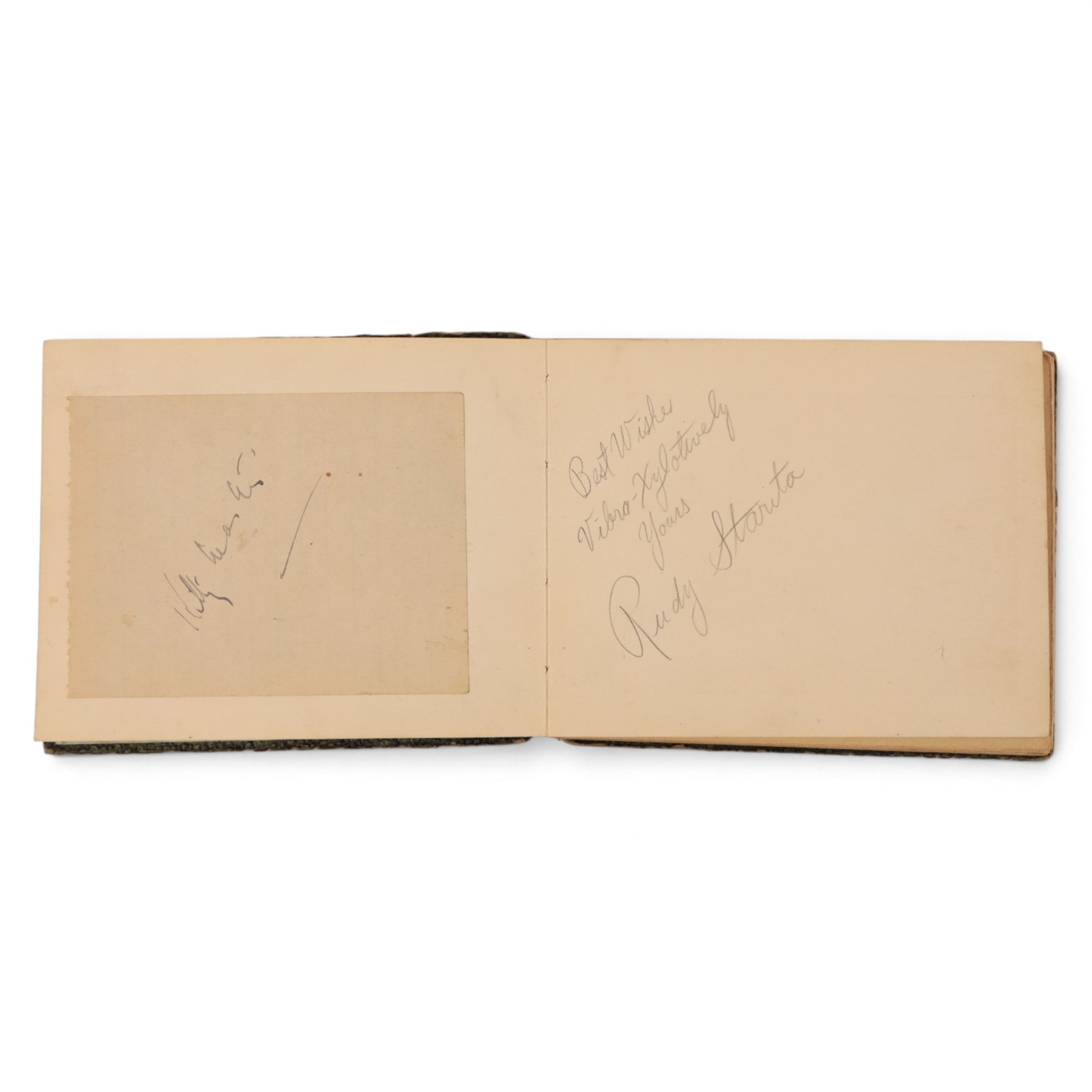 Three 1930s autograph and scrap books, comprising a scrap book documenting the Australian Rugby League team tour of England and France 1937 with newspaper clippings and a collection of signatures in pencil including Wally Prigg, Harry Pearce and Jack Reardon and two autograph books from 1935 and 1936, with signatures including players from St Helens RLFC, Yorkshire Cricket Club, Hull FC, Dewsbury RLFC, Blackpool FC, Salford RLFC, Leeds RLFC, Batley RLFC, Wigan RLFC, Manchester United, Hull Baseball Club, Tottenham Hotspur FC, and assorted entertainment signatures from theatres of the time 