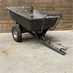 Countax K18 Twin ride on lawnmower 42” cut, with trailer and attachment 