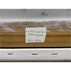 Neil Tyler (British 1945-): 'Criccieth - North Wales', oil on canvas signed, titled verso 40cm x 50cm