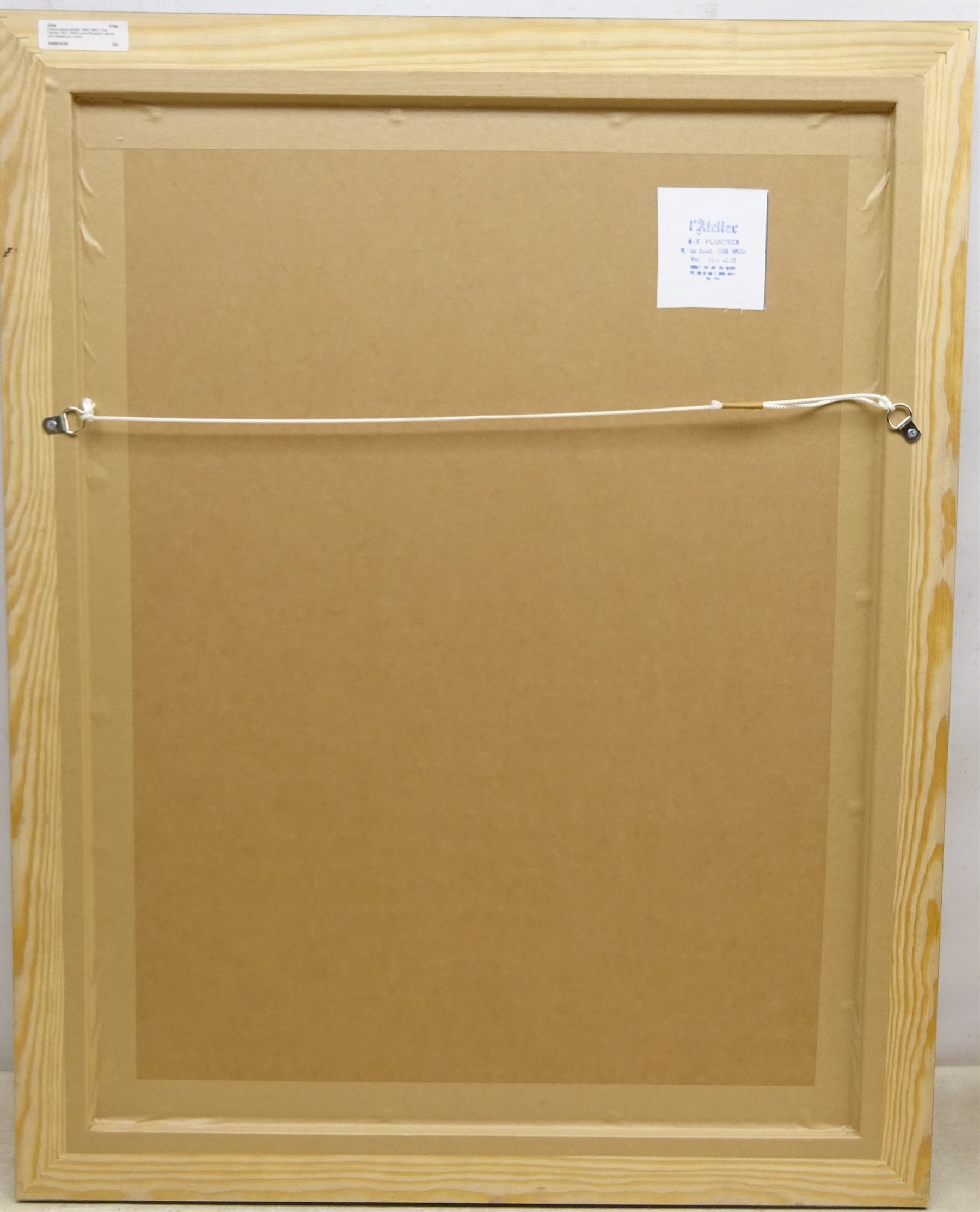 Francis Bacon (British 1909-1992): 'Two Figures 1953', artist's proof lithograph signed and marked e.a. in pencil 41cm x 28cm
Provenance: with Belmain Antiques, Ripon; Robert Simms Hampstead; with J Y Poucher, Vernon, France, label verso

