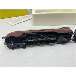 Hornby '00' gauge - Coronation Class 4-6-2 locomotive 'Duchess of Gloucester' No.6225 in LMS maroon; Class A1/A3 4-6-2 locomotive 'Flying Scotsman' No.4472 in LNER green; Class 9F 2-10-0 locomotive 'Evening Star' No.92220 in BR green; all boxed; and Class A1/A3 4-6-2 locomotive 'Prince Palatine' No.60052 in BR blue; unboxed (4)