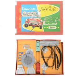 Schuco Varianto 3010 F boxed set, comprising two tinplate vehicles 3044 Varianto-Bus and 3...