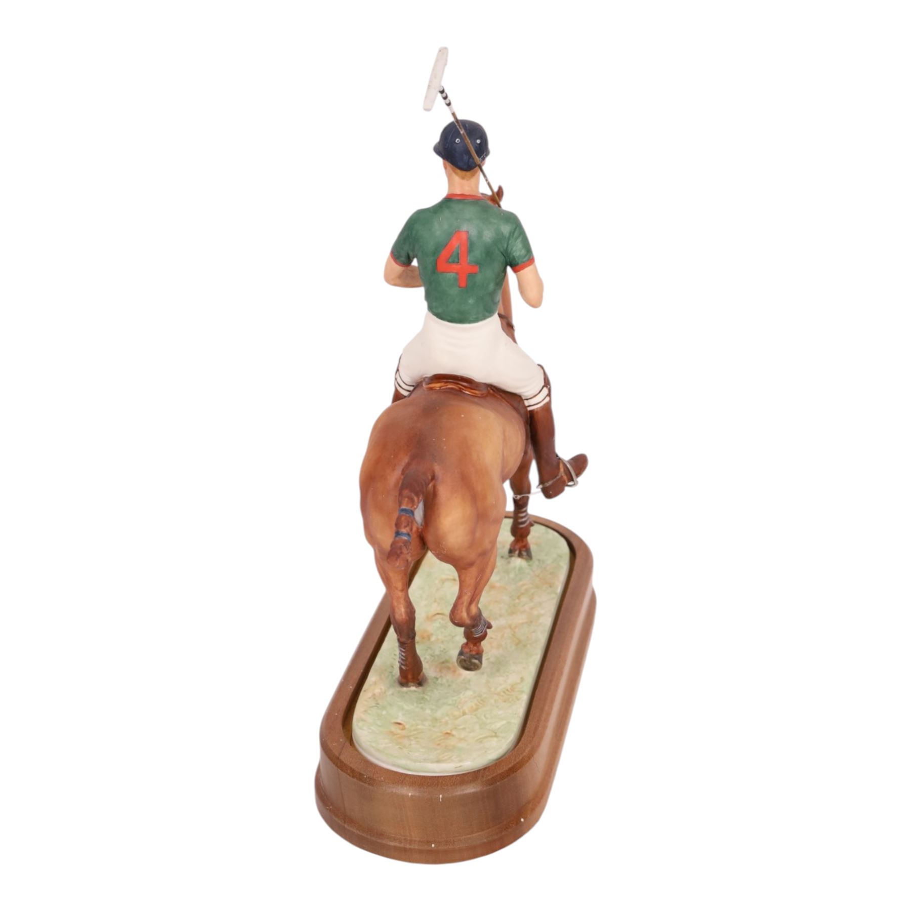 Royal Worcester equestrian figure, H.R.H. The Duke of Edinburgh, modelled by Doris Lindner, limited edition no. 662/750, with framed certificate, H40cm