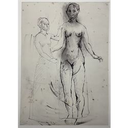 Scofield Thayer (American 1889-1982): 'Living Art' (Twenty Facsimile Reproductions after Paintings, Drawings and Engravings and ten photographs after sculptures by Contemporary Artists), limited edition portfolio of 400 printed at Ganymed Press, Berlin, 1923 
Notes: Scofield was an American Poet and Publisher and editor in chief of the Dial magazine. Living Art contains reproductions of what Thayer believed was the best in the art of the period, containing lithographs of works from his own collection by  Pablo Picasso, Henri Matisse, Gaston Lachaise, Marc Chagall and Edvard Munch. All the works within the folio were owned by Thayer and bequeathed to the MET museum. 