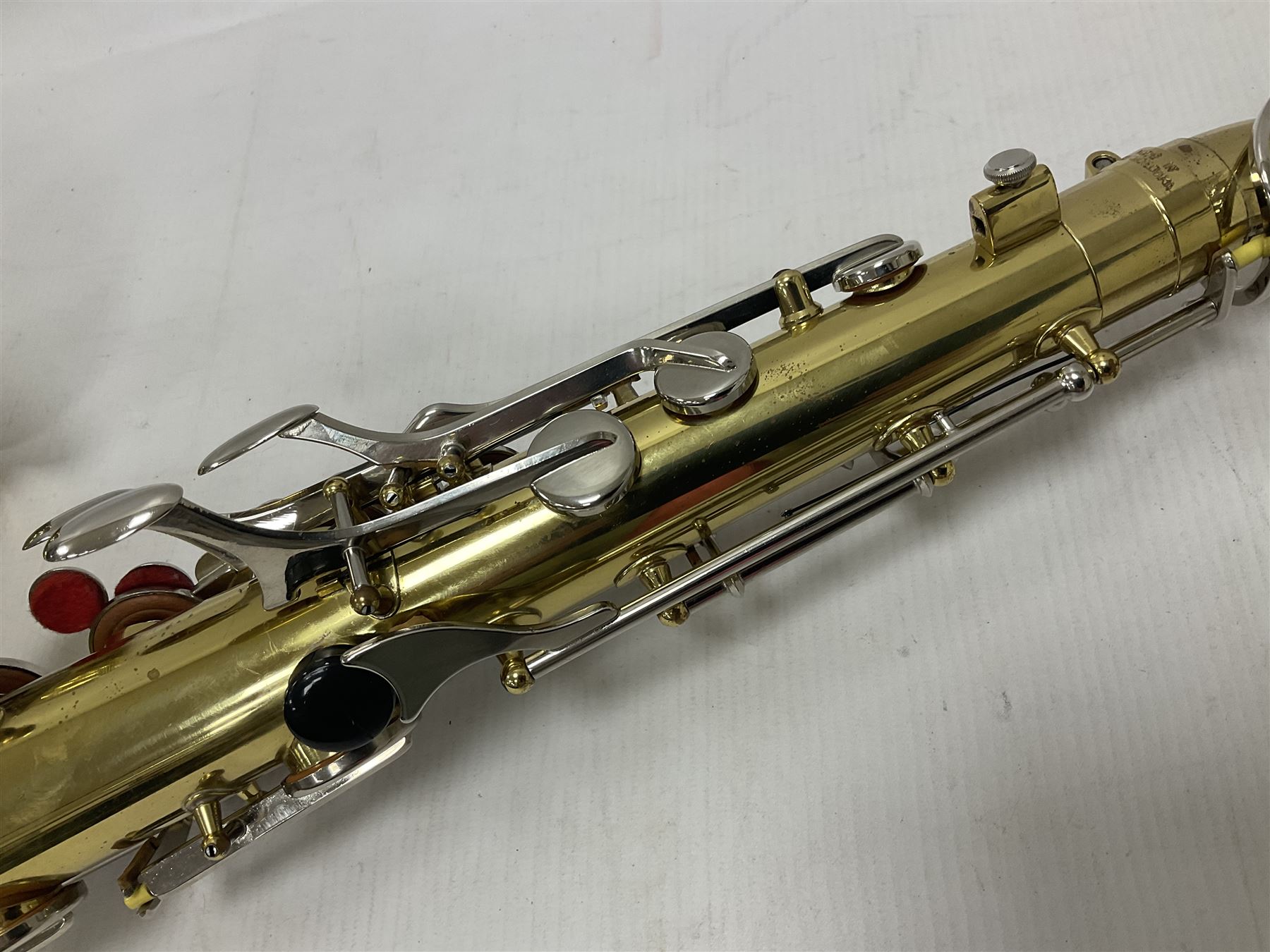Lafleur by Boosey & Hawkes student tenor saxophone in fitted case with accessories, built in Czechoslovakia
 
