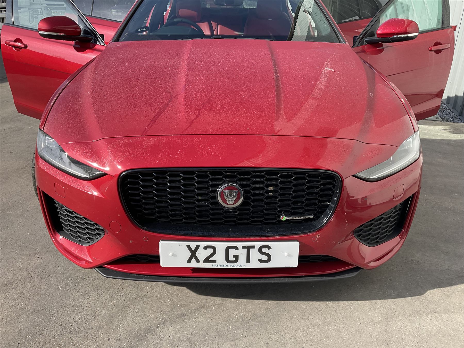 X2 GTS - JAGUAR XE SALOON - 2.0 R-Dynamic HSE 4dr, Automatic ONLY 800 miles

Year: 2019, June
Colour: Firenze Red
Mileage: 800 miles only
Fuel: Petrol
Reg: X2 GTS

As new, with cherished plate, instructions for sale from a local estate.
Buyers premium 10% plus VAT (12% inc.)
