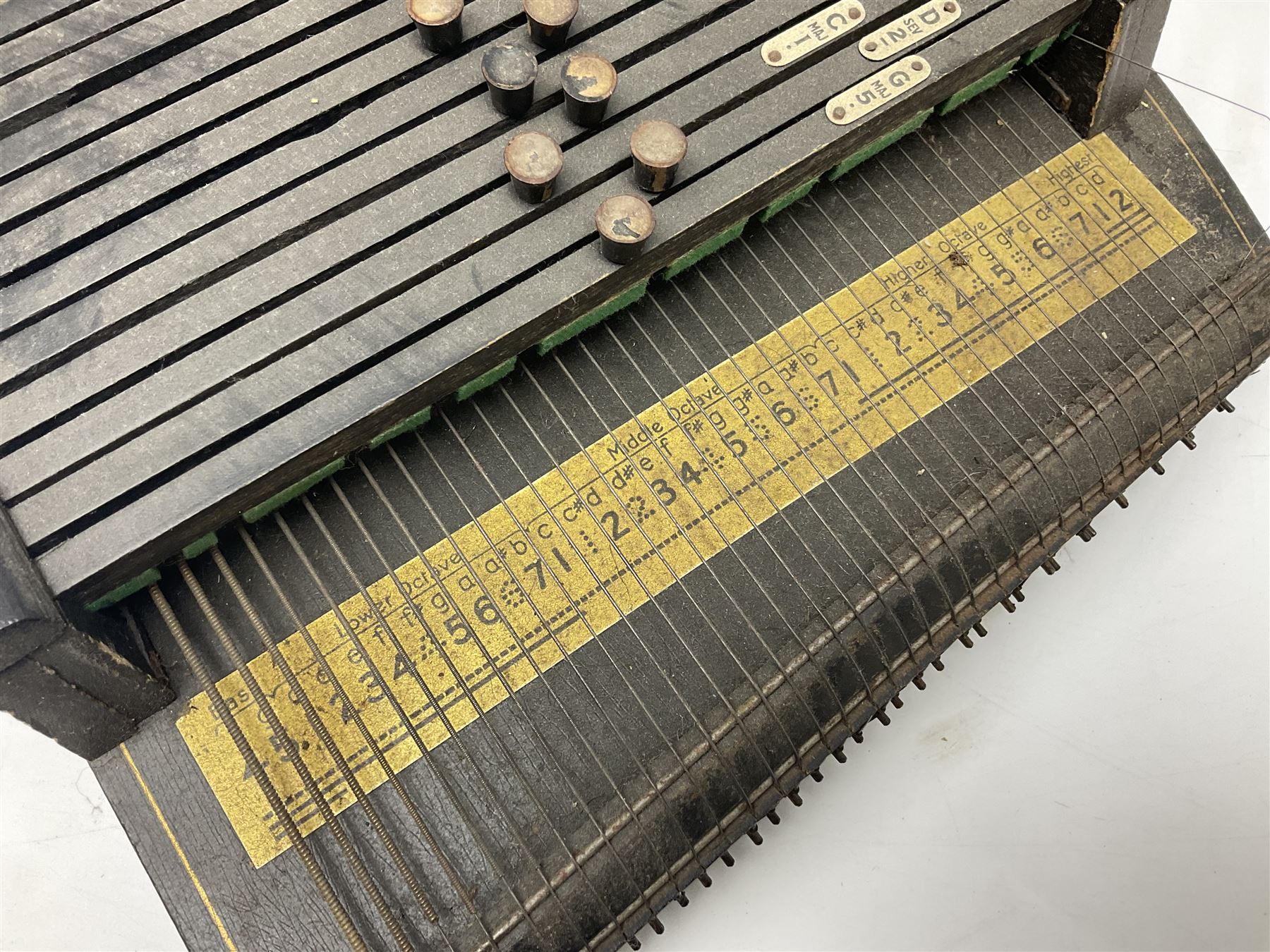 Oscar Schmidt Autoharp L60cm; cased; another uncased; and a Zimmerman Autoharp (3)