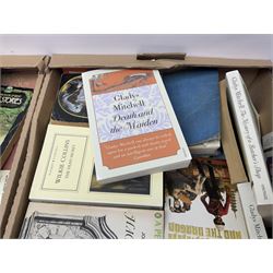 Collection of fiction and non fiction books, to include Penguin books, and titles by Evelyn Waugh, Ernest Hemingway and Gladys Mitchell, together with a chess set