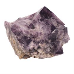 Purple Rain fluorite Lady Annabella Mine, Purple Rain Pocket (Fairy Hole Vein), transparent, purple sharply formed cubic crystals. 1.76kg 
