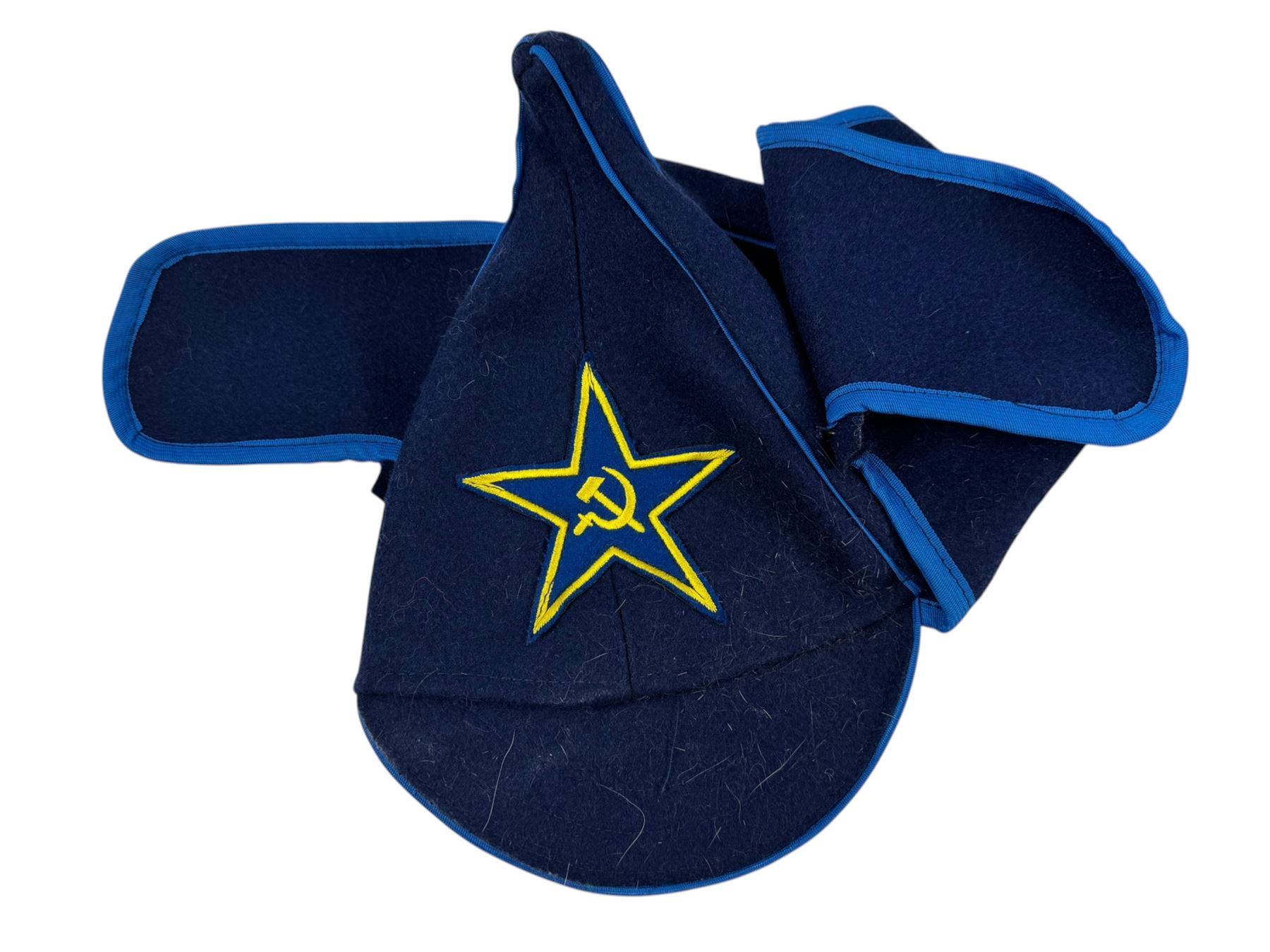 Three Russian Soviet style military hats 